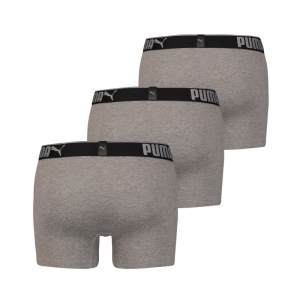 LIFESTYLE SUEDED COTTON BOXER 032 GREY MELANG